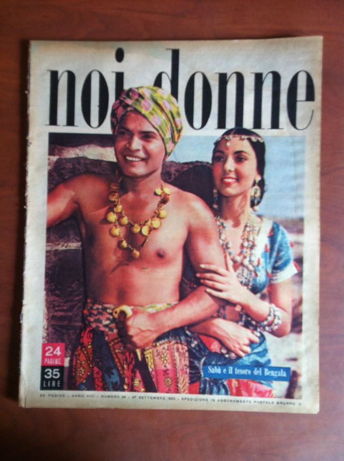 NOI DONNE magazine side cover Issue 38 27 September 1953