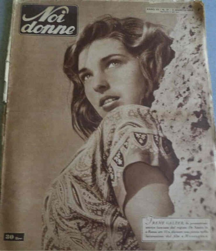 NOI DONNE magazine side cover Issue 31 3 August 1952