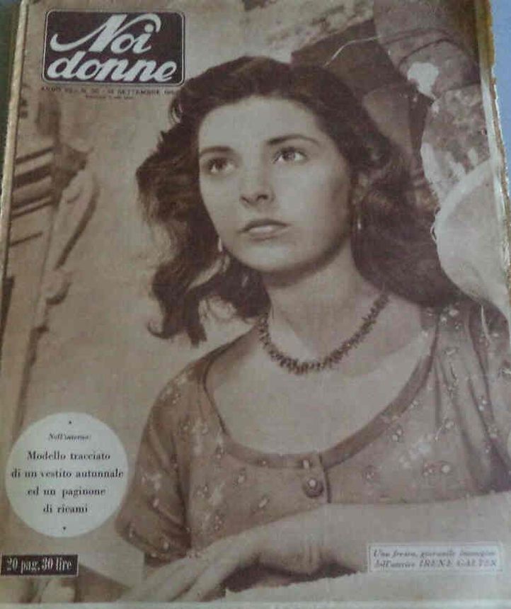 NOI DONNE magazine side cover Issue 36 14 September 1952
