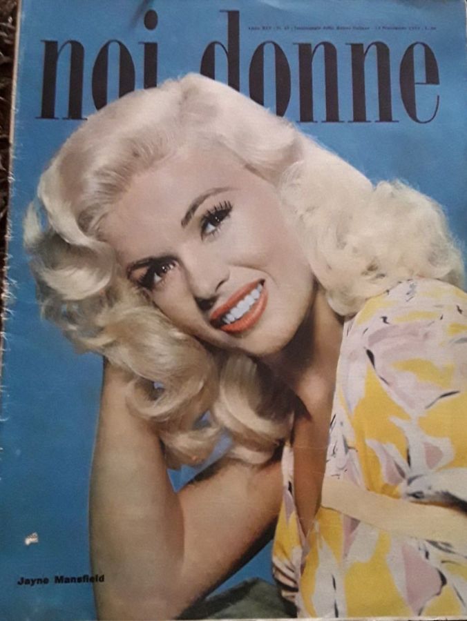 NOI DONNE magazine side cover Issue 43 15 November 1959