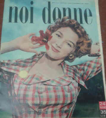 NOI DONNE magazine side cover Issue 18 1 May 1955