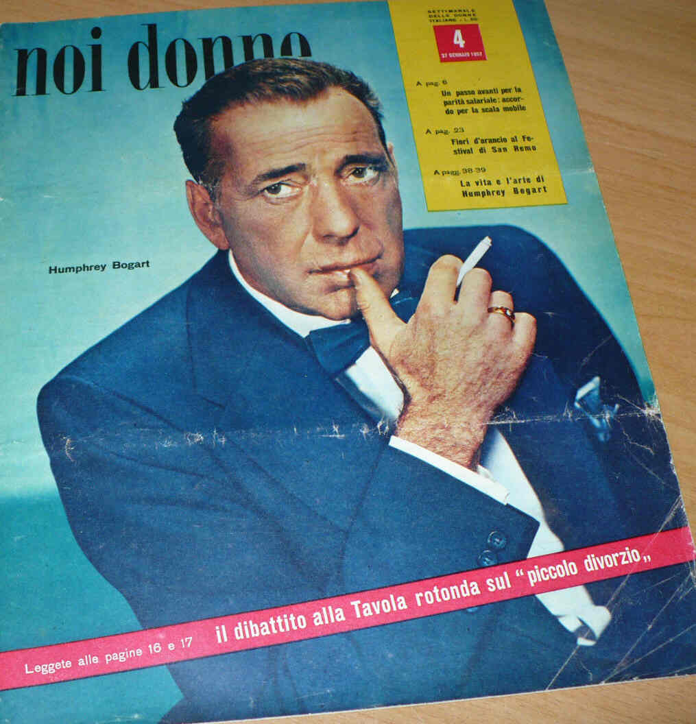 NOI DONNE magazine side cover Issue 4 27 January 1957