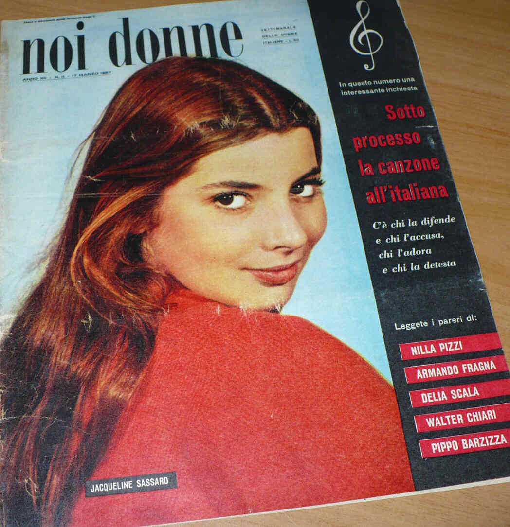 NOI DONNE magazine side cover Issue 11 17 March 1957