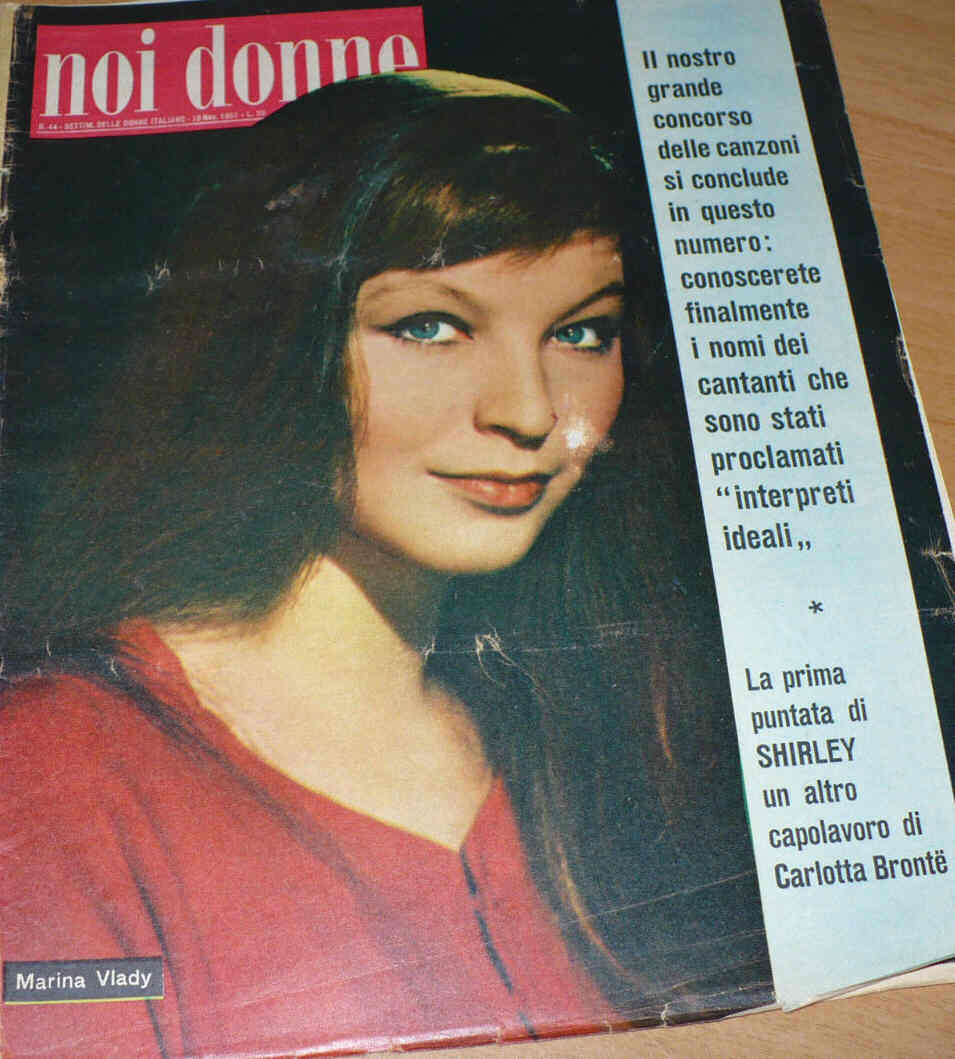 NOI DONNE magazine side cover Issue 44 10 November 1957