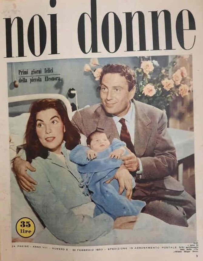 NOI DONNE magazine side cover Issue 8 22 February 1953