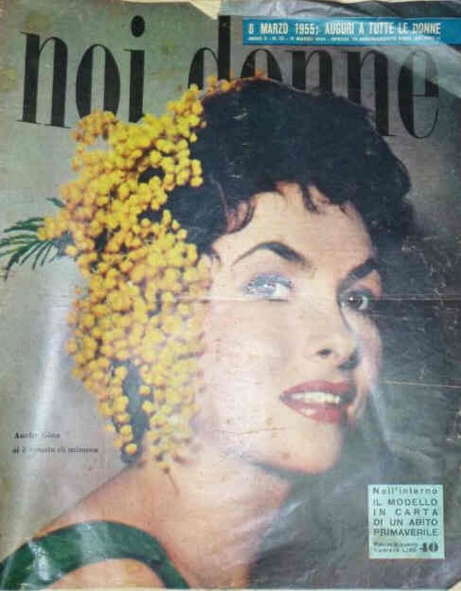 NOI DONNE magazine side cover Issue 10 8 March 1955