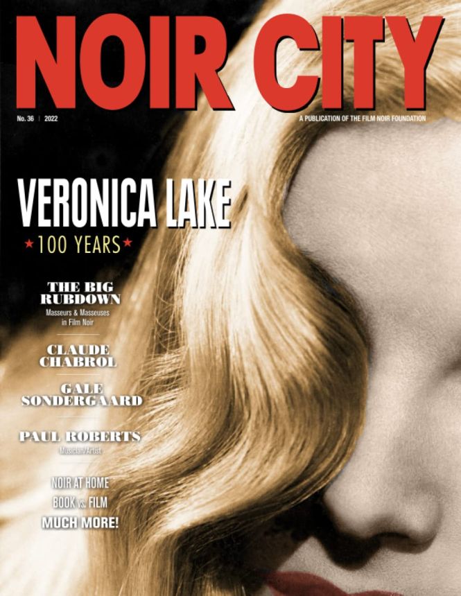 NOIR CITY magazine side cover Issue 36   2022
