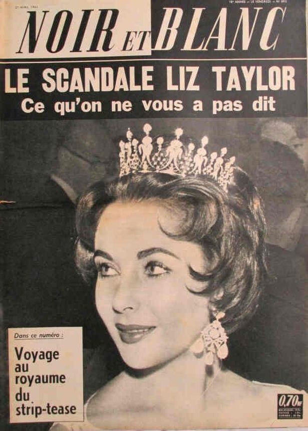 NOIR ET BLANC magazine side cover 27 April 1963