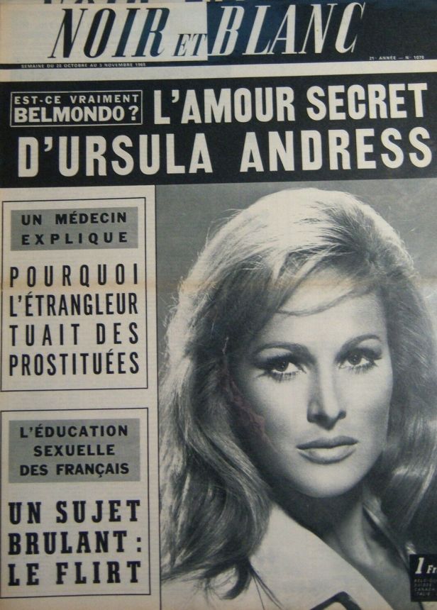NOIR ET BLANC magazine side cover Issue 1078 28 October 1965