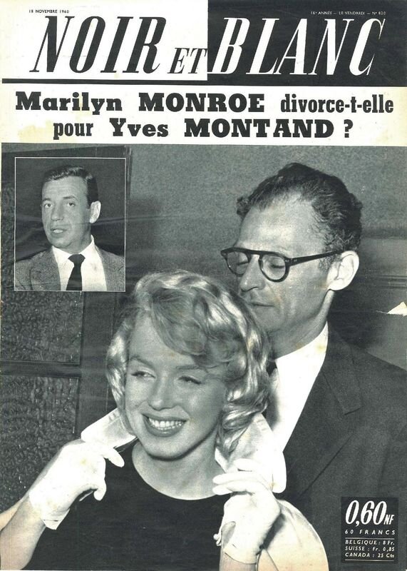 NOIR ET BLANC magazine side cover Issue 820 18 November 1960