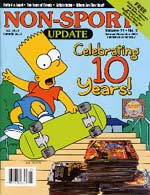 NON-SPORT UPDATE magazine side cover  Vol 11 # 5 October/November 2000