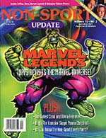 NON-SPORT UPDATE magazine side cover  Vol 12 # 2 April/May 2001