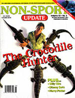 NON-SPORT UPDATE magazine side cover  Vol 12 # 5 October/November 2001
