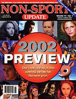 NON-SPORT UPDATE magazine side cover  Vol 13 # 1 February/March 2002