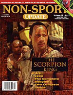 NON-SPORT UPDATE magazine side cover  Vol 13 # 2 April/May 2002