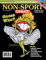 NON-SPORT UPDATE magazine side cover  Vol 19 # 1 February/March 2008