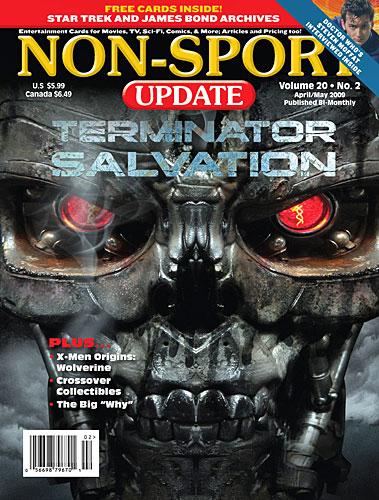 NON-SPORT UPDATE magazine side cover  Vol 20 # 2 April/May 2009