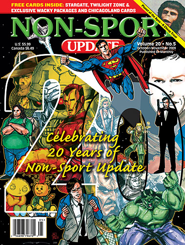 NON-SPORT UPDATE magazine side cover  Vol 20 # 5 October/November 2009