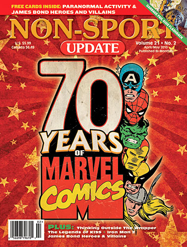 NON-SPORT UPDATE magazine side cover  Vol 21 # 2 April/May 2010
