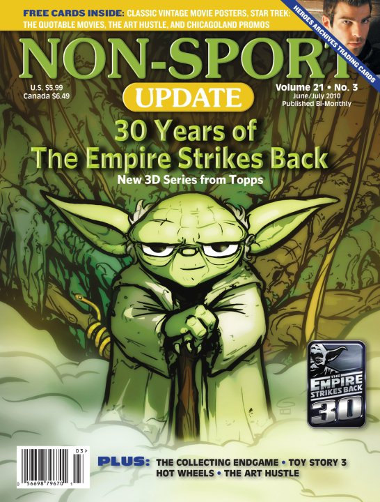 NON-SPORT UPDATE magazine side cover  Vol 21 # 3 June/July 2010