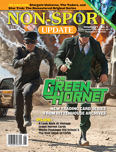 NON-SPORT UPDATE magazine side cover  Vol 21 # 6 December 2010
