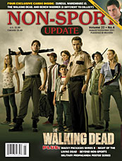 NON-SPORT UPDATE magazine side cover  Vol 22 # 4 August/September 2011