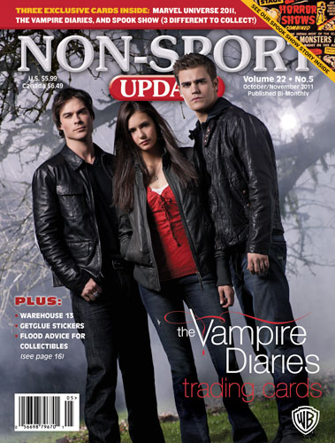 NON-SPORT UPDATE magazine side cover  Vol 22 # 5 October/November 2011