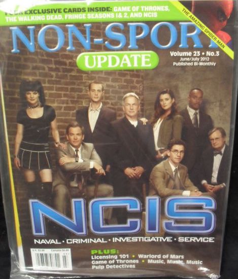 NON-SPORT UPDATE magazine side cover  Vol 23 # 3 June/July 2012
