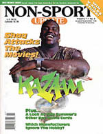 NON-SPORT UPDATE magazine side cover  Vol 7 # 4 August/September 1996