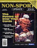 NON-SPORT UPDATE magazine side cover  Vol 8 # 2 April/May 1997