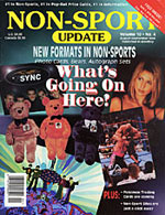 NON-SPORT UPDATE magazine side cover  Vol 10 # 4 August/September 1999