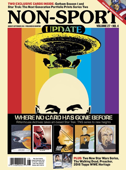 NON-SPORT UPDATE magazine side cover  August- September 2016