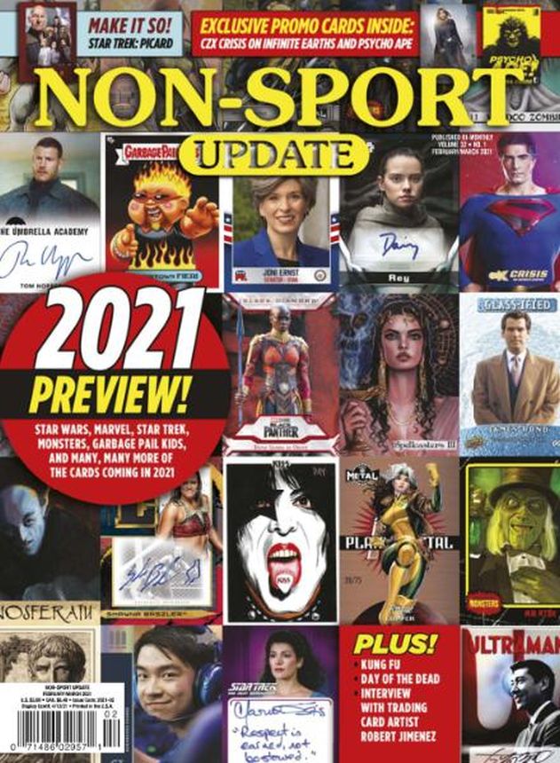 NON-SPORT UPDATE magazine side cover  February/March 2021