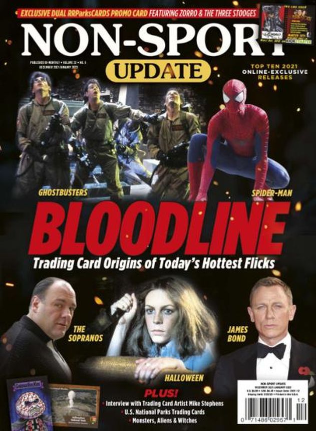 NON-SPORT UPDATE magazine side cover  December 2021/ January 2022 