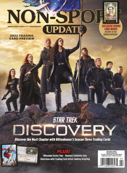 NON-SPORT UPDATE magazine side cover  February/March 2022