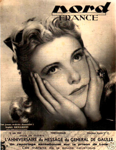 NORD FRANCE magazine side cover 16 June 1945