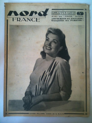NORD FRANCE magazine side cover 17 August 1946