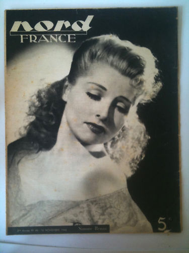 NORD FRANCE magazine side cover 16 November 1946