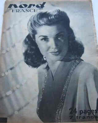 NORD FRANCE magazine side cover 29 March 1947