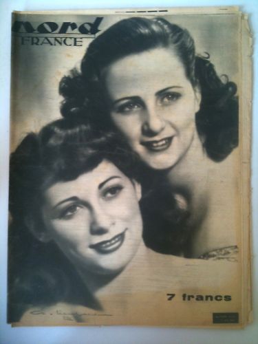 NORD FRANCE magazine side cover 17 May 1947