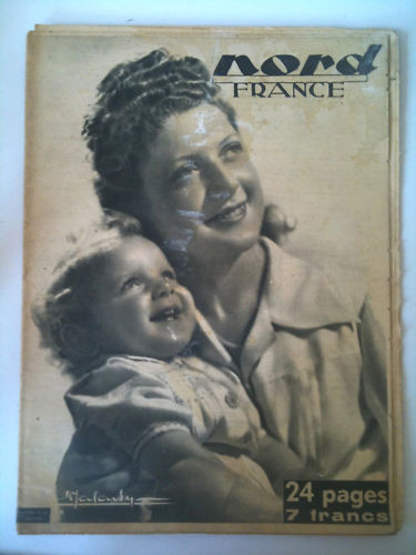 NORD FRANCE magazine side cover 7 June 1947