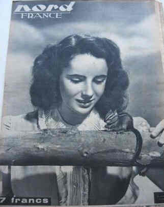 NORD FRANCE magazine side cover 23 August 1947