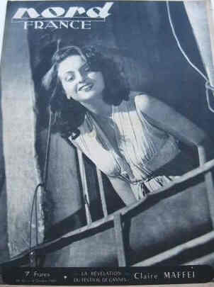 NORD FRANCE magazine side cover 4 October 1947