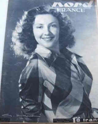 NORD FRANCE magazine side cover 8 November 1947