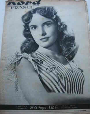 NORD FRANCE magazine side cover 4 September 1948