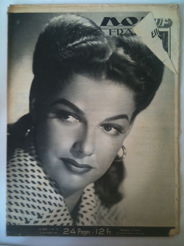 NORD FRANCE magazine side cover 18 September 1948