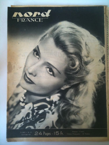 NORD FRANCE magazine side cover 23 October 1948