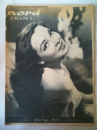 NORD FRANCE magazine side cover 20 November 1948