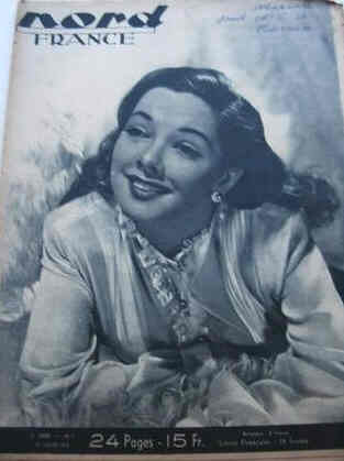 NORD FRANCE magazine side cover 29 January 1949