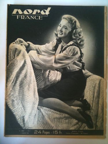 NORD FRANCE magazine side cover 5 February 1949